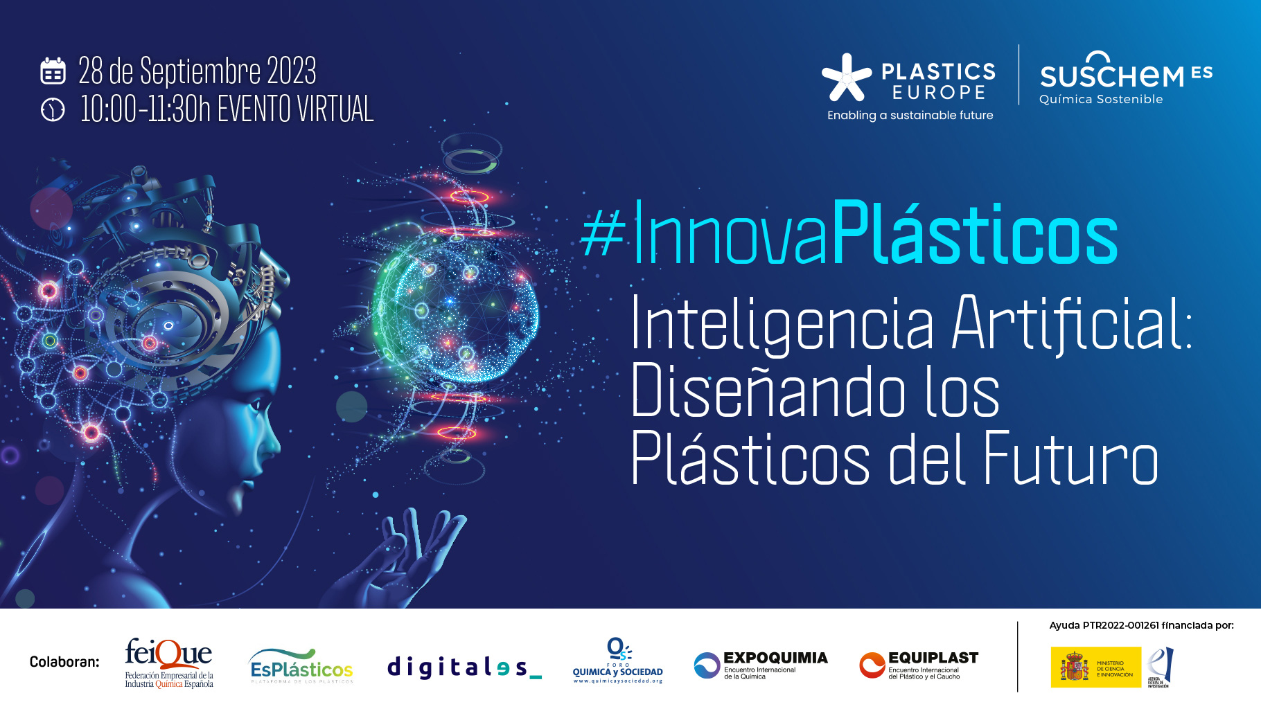 #InnovaPlásticos | Inteligencia Artificial: Diseñando los Plásticos del Futuro (28.09)