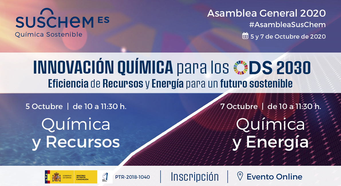 Asamblea SusChem 2020. Contribución de la Química a los ODS 2030: Química y Energía