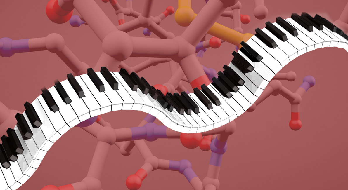 Música de polímeros para oídos moleculares