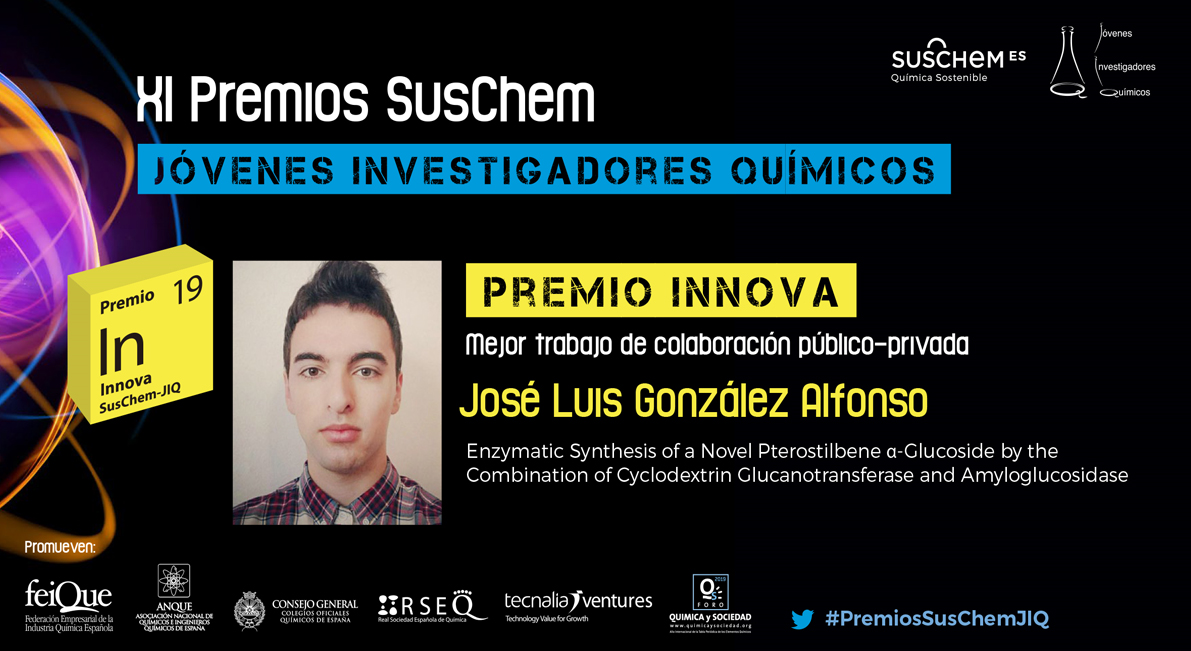 Conoce  a José Luis González. Premio SusChem-JIQ, categoría Innova 2019